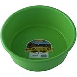 Little Giant P5LIMEGREEN Dura-Flex Plastic Utility Pan, 5-Quart, Lime Green