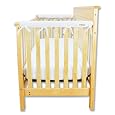 Trend Lab Two Short Narrow Cribwrap Rail Cover, White