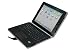 WCI Quality Wireless Waterproof Slim 2.0 Bluetooth Keyboard For Apple iPad, iPad 2 With Charging Solar Panel - Built In iPad Leather Protection Case, Folio Stand