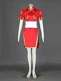 Mtxc Women's Street Fighter Cosplay Costume Chun Li 4th Size XX-Small Red