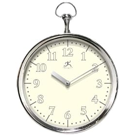 Infinity Instruments Round Pocket Watch Wall Clock