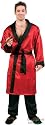 Adult Men's Red Satin Smoking Costume Jacket