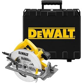 Click here to buy Factory Reconditioned DeWALT DW368KR Heavy-Duty 7-1 4 Lightweight Circular Saw.
