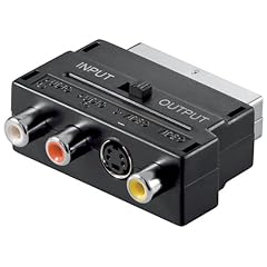 Scart Adapter 3x Cinch und S-VHS