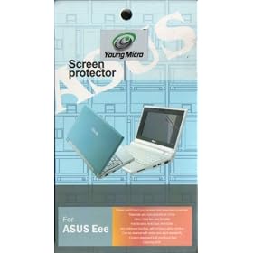 Washable and Reusable LCD Screen Protector with Cleaning Cloth for 7" Asus Eee PC eeepc Laptop (Made of PET material)