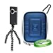 New Evening Blue UltraHD Video Camera Case for the Newest Model Flip Ultra 3rd Generation ( 4 GB , 8Gb , 1 Hours, 2 Hours) + Compatible Black Flip Ultra HD Tripod + Vangoddy Live * Laugh * Love Wrist band!!!