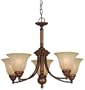 Hardware House 543645 Madrid 25-by-20-Inch Chandelier, Antique Bronze