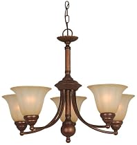 Hardware House 543645 Madrid 25-by-20-Inch Chandelier, Antique Bronze