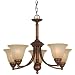 Hardware House 543645 Madrid 25-by-20-Inch Chandelier, Antique Bronze