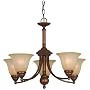 Hardware House 543645 Madrid 25-by-20-Inch Chandelier, Antique Bronze