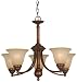 Hardware House 543645 Madrid 25-Inch by 20-Inch Chandelier Antique Bronze