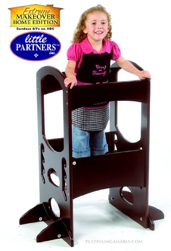 Childrens Toyshop  Toys : Little Partners Learning Tower - Dark Cherry