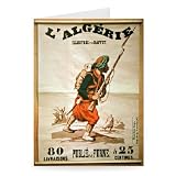 Bookshop poster advertising a series of.. - Greeting Card (Pack of 2) - 7x5 inch - Art247 - Standard Size - Pack Of 2