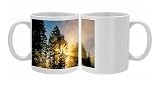 God Rays from morning Photo Mugs