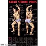 Karate Striking Points Posters