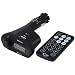 TRIXES Car MP3 Audio PLAYER FM Transmitter USB SD card and AUX in with Remote
