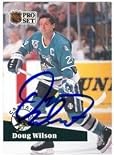 Doug Wilson autographed Hockey Card (San Jose Sharks)