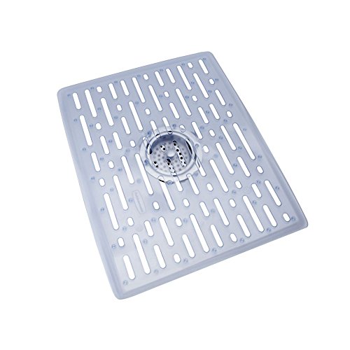 Rubbermaid Evolution Antimicrobial Sink Mat, Large, Clear