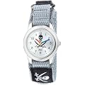 MC Kinder-Armbanduhr Piratenoptik Textil- Klettband 50124