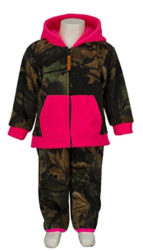 Trail Crest Toddler Camo Two Piece Fleece Jacket & Pants Set