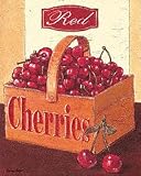 Produkt-Bild: Eurographics BB1046 Bj&ouml;rn Baar, Red Cherrries 40 x 50 cm, Hochwertiger Kunstdruck - Kochen