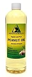 Peanut Oil Refined Organic Carrier Cold Pressed 100% Pure 16 oz