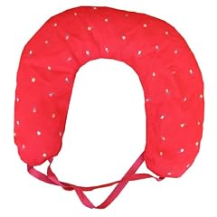 Kirschkern Nackenh�rnchen zur W�rmebehandlung/ rot mit Bl�mchendruck (37x33 cm)