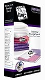 Space Bag # BR5420-6, 2 Jumbo Vacuum Seal Storage Bags, Each, Clear, (35" X 48")