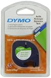 Dymo 10697 1/2in X 13ft Letratag White Paper Tape (2-Tapes)