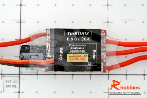 Turborix Advance 20A Brushless Motor ESC Electronic Speed Controller Turborix Advance 20A Brushless Motor ESC Electronic Speed Controller