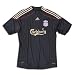 Liverpool 2009-10 Away Soccer Jersey (Size Large)