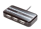 Produkt-Bild: Vivanco USB2 HUB 4A USB 2.0 4-port Hub, aktiv inkl. Netzteil