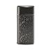 Unique Gunmetal Engraved Victorian Design Flip Top Cigarette Cigar Smoking Pipe Refillable Butane Torch Jet Green Flame Lighter