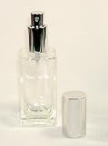 Best Price 1 2/3 Oz (50 Ml) Empty Refillable Glass Perfume Bottle Atomizer Silver Lid