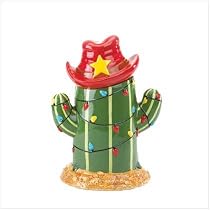 Christmas Cactus Cookie Jar - Style 37527