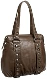 SONDRA ROBERTS NEW YORK Leather Tote with Hematite