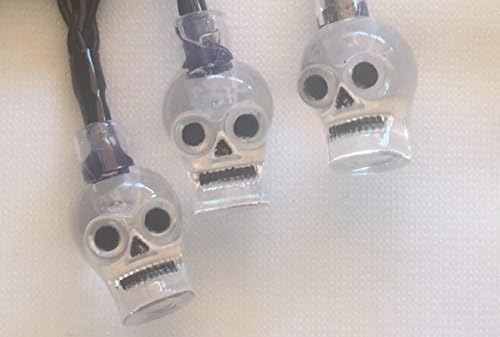 Halloween Skull Battery Operated String Lights