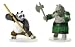 Kung Fu Panda Melee Figure - Po with Staff, Rhino Guard 2