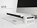 Duronic iStick [[WHITE]] 3 port USB Hub/ Multi Card reader Desk tidy Organiser