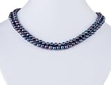 Freshwater Black Pearl 6-7mm Necklace 36 Inches
