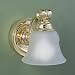 Wall Sconce Single Light Fixture in Brushed Nickel Finish - 1 Bulb