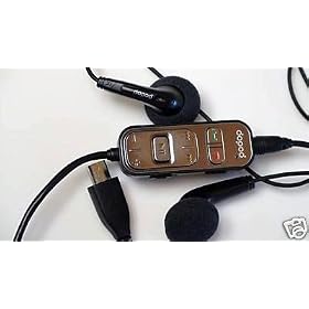 WIRED REMOTE MUSIC CONTROL W/ EARPHONE, BLACK, MODEL RC-W100 FOR HTC PDA/SMARTPHONE