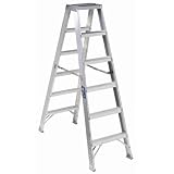 Buy Louisville Ladder AM1010 300-Pound Duty Rating Aluminum Twin Front Step Ladder,... by Louisville Ladder