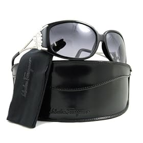 AUTHENTIC FERRAGAMO SUNGLASSES FE 2145B BLACK 101/11 2145B