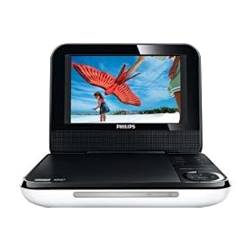 Philips PD709 7 Inch Portable DVD Player (DVD,MP3,JPEG,CD,CD-R)