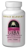 GABA Powder 4 Oz (Gamma Amino Butyric Acid) ( GABA helps reduce feelings of anxiousness, and may be helpful for treatment of disorders linked to emotional stress, such as reduced sex drive and hypertension) - Source Naturals
