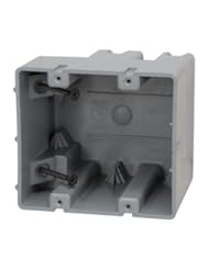 BISS: Madison Electric Products MSB2G Two Gang Device Box with Depth Adjustable, Heavy Duty 42lb - Madison Electric Products