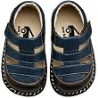 See Kai Run Craig Blue/Black Fisherman Sandals