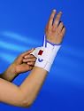 Mikros Handgelenkbandage mit Alul&ouml;ffel