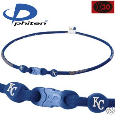 Phiten MLB Necklace - Kansas City Royals - 18